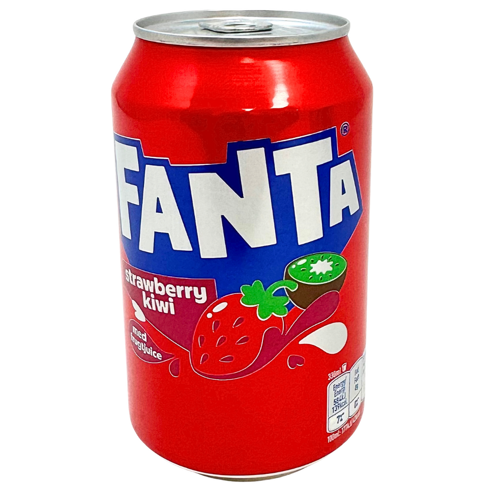 Fanta Strawberry and Kiwi (Poland) - 330mL