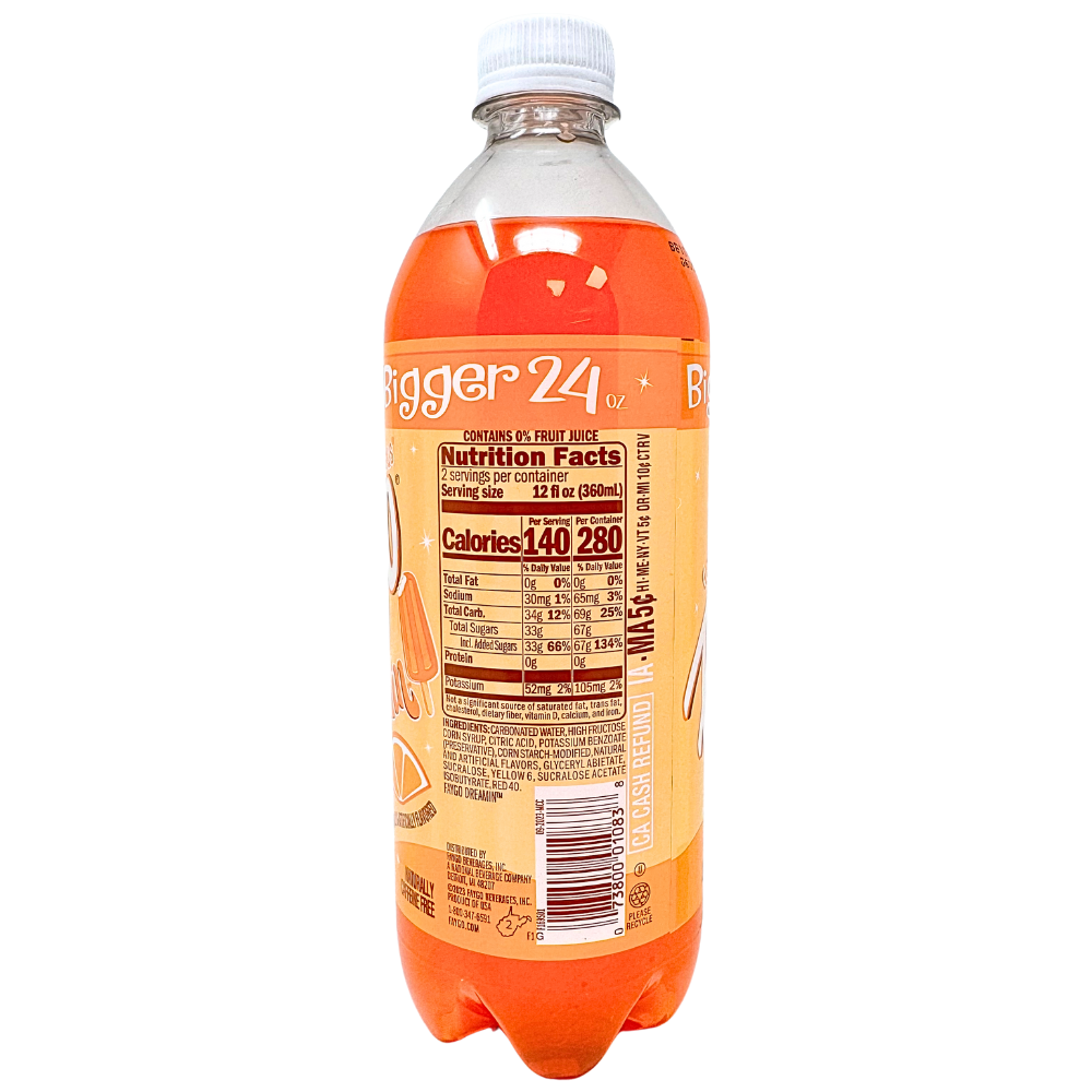 Faygo Orange Creme Soda - 710mL