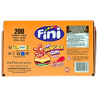 Fini Burger Bubble Gum (UK) - 200ct