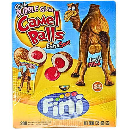 Fini Camel Balls Bubble Gum (UK) - 200ct
