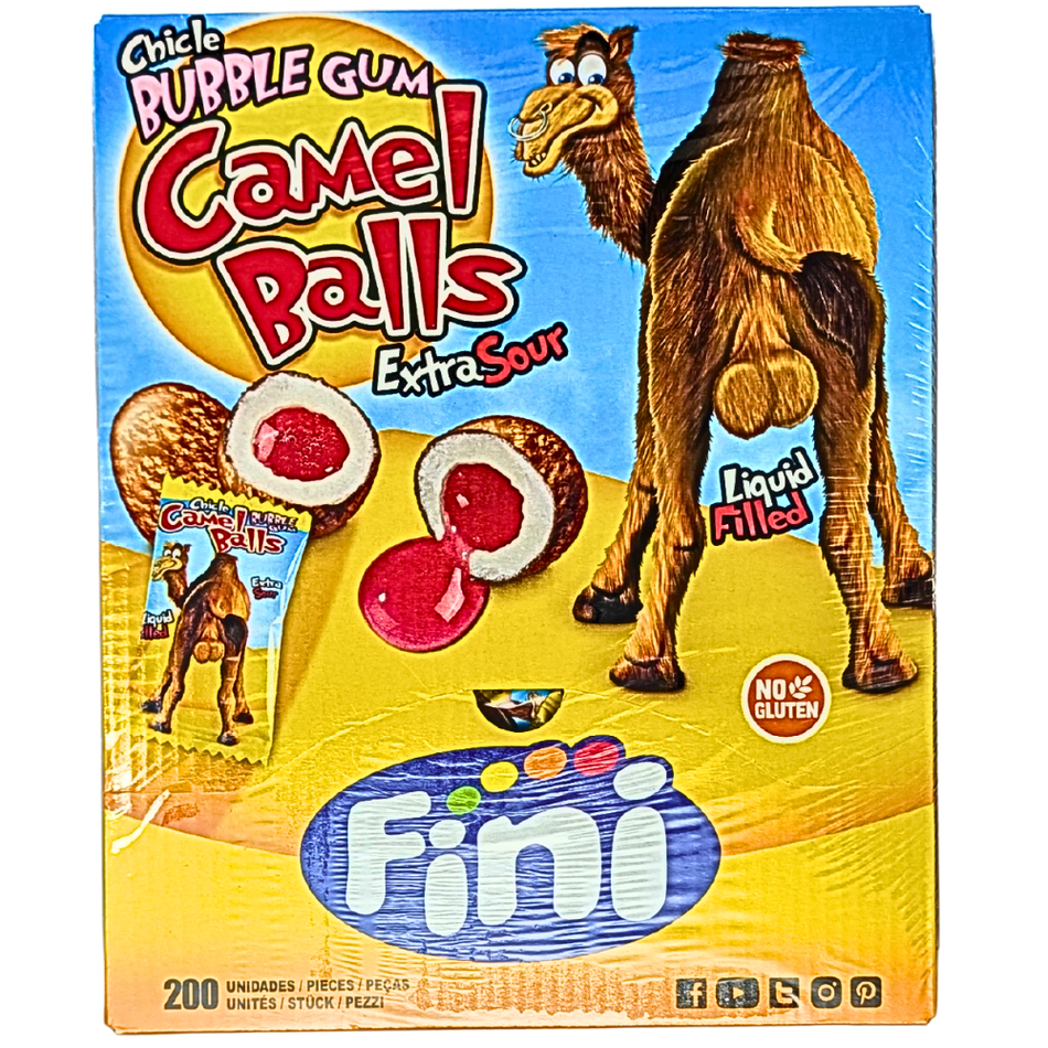 Fini Camel Balls Bubble Gum (UK) - 200ct