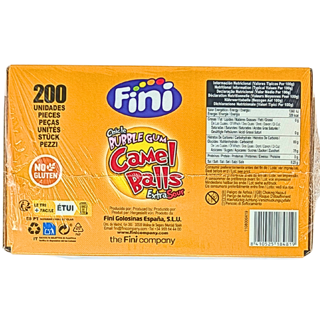 Fini Camel Balls Bubble Gum (UK) - 200ct