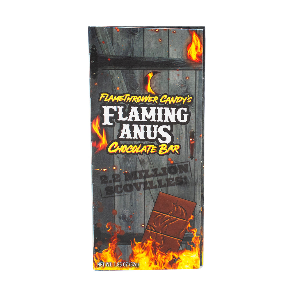 Flamethrower Candy's Flaming Anus Chocoloate Bar (UK)- 52g 