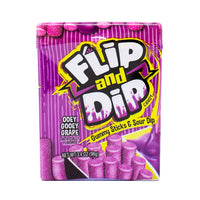 Flip and Dip Gummy Sticks & Sour Dip Candy - 3.4oz