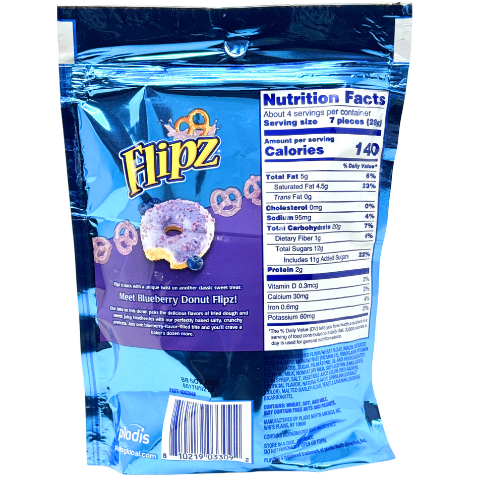 Flipz Blueberry Donut Pretzels - 4.3 oz
