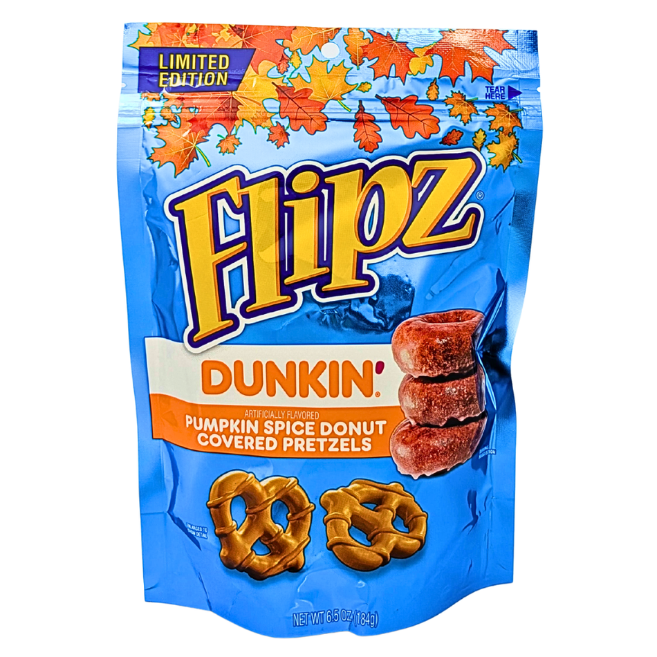 Flipz Dunkin' Pumpkin Spice Pretzel - 6.5oz