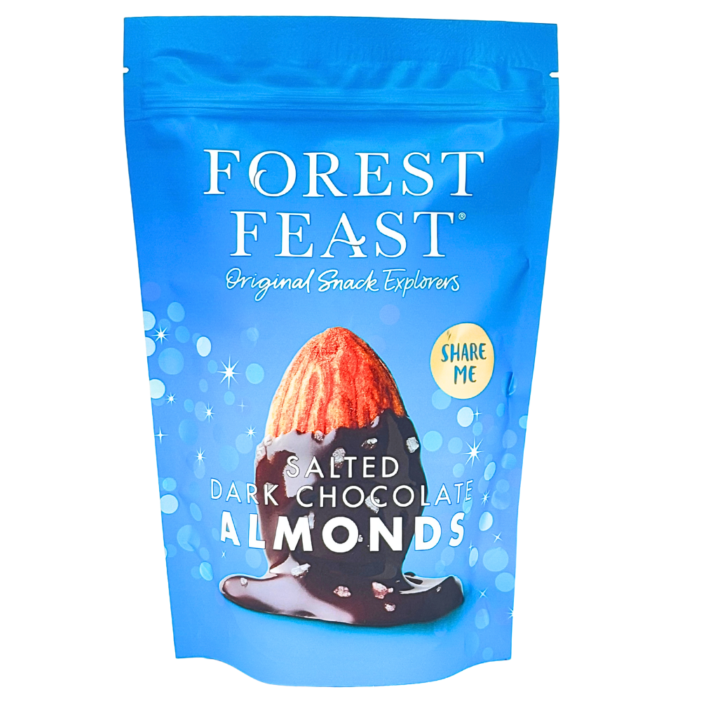 Forest Feast Salted Dark Chocolate Almonds  (UK) - 270g