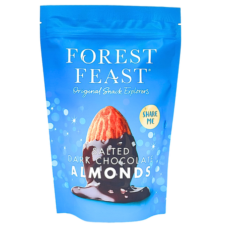Forest Feast Salted Dark Chocolate Almonds  (UK) - 270g