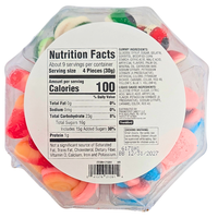 Frankford Body Parts Gummy Candy Party Tray - 284g