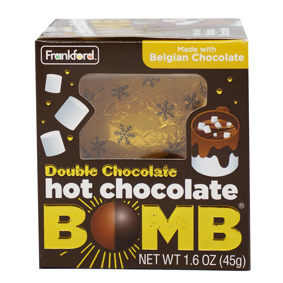 Frankford Double Chocolate Hot Chocolate Bomb - 1.6oz-Best Hot Chocolate - Stocking stuffer Ideas