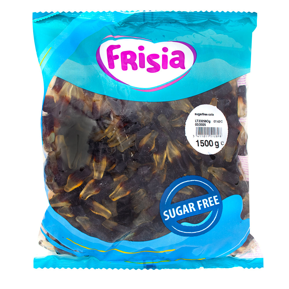 Astra Sweets Frisia Gummy Cola Bottles Sugar Free Candy -  1.5kg