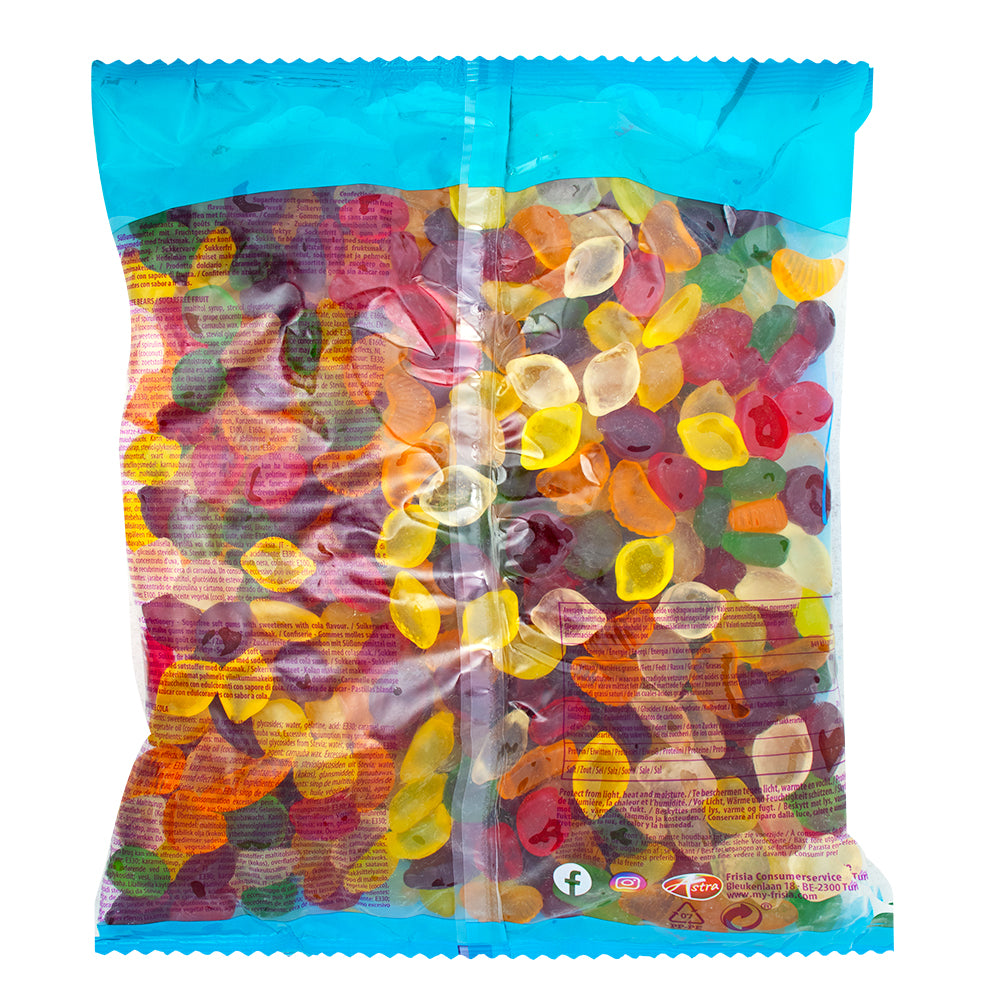 Astra Sweets Frisia Gummy Fruit Salad Sugar Free Candy - 1.5kg  Nutrition Facts Ingredients