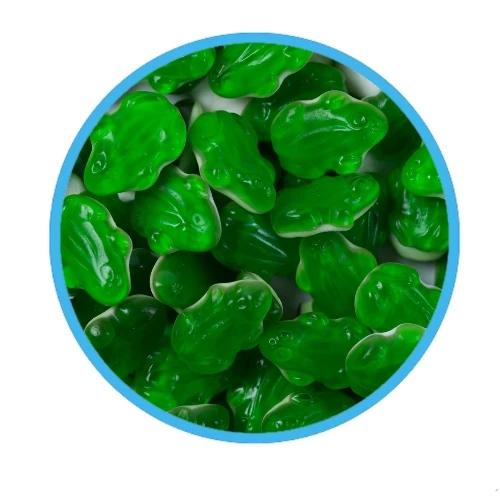 Huer Green Frogs Gummy Candy - 1kg, Gummie Candy, Gummy Candy, Fun Gummies, Soft Gummies, Fruity Gummies, Soft Gummy