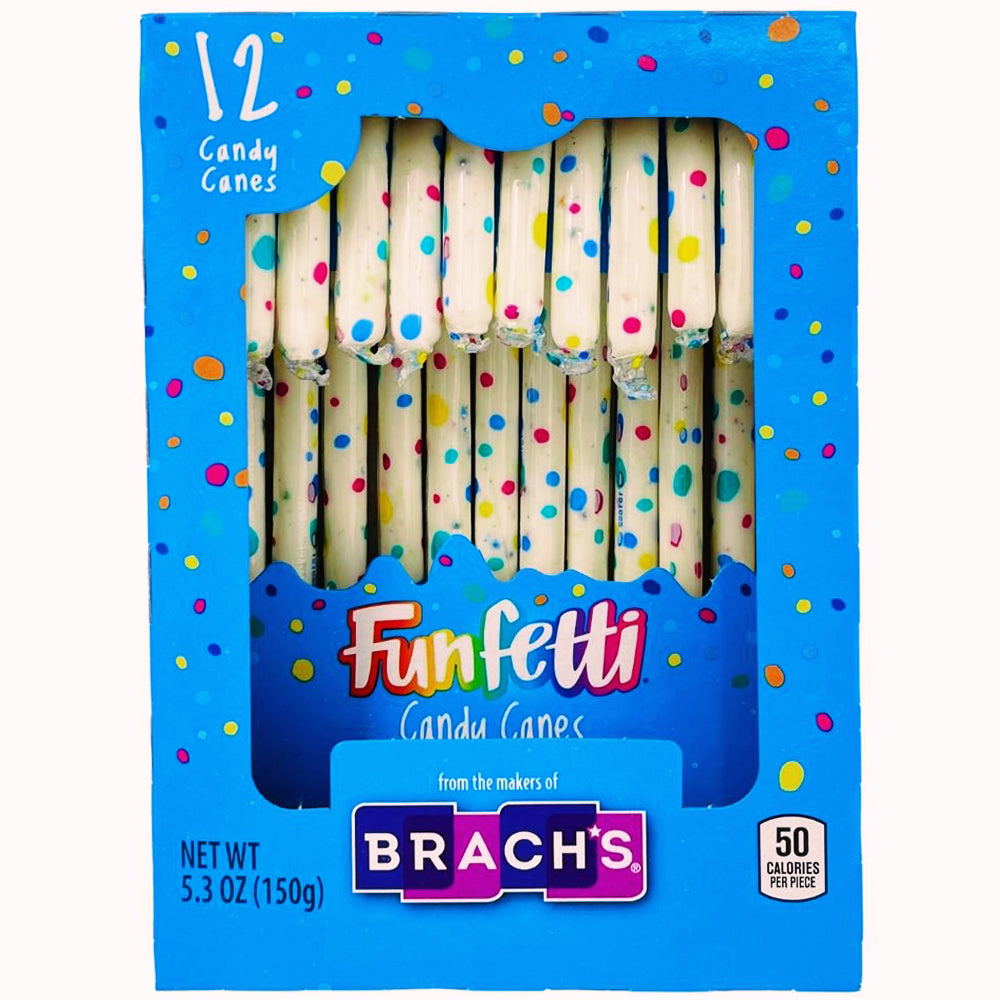 Brach's Funfetti Candy Canes - 12ct -Brach's Candy