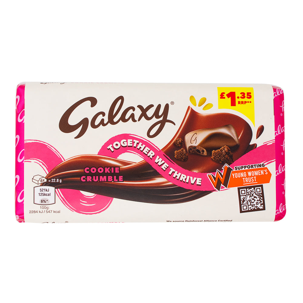 Galaxy Cookie Crumble Block (UK) - 114g