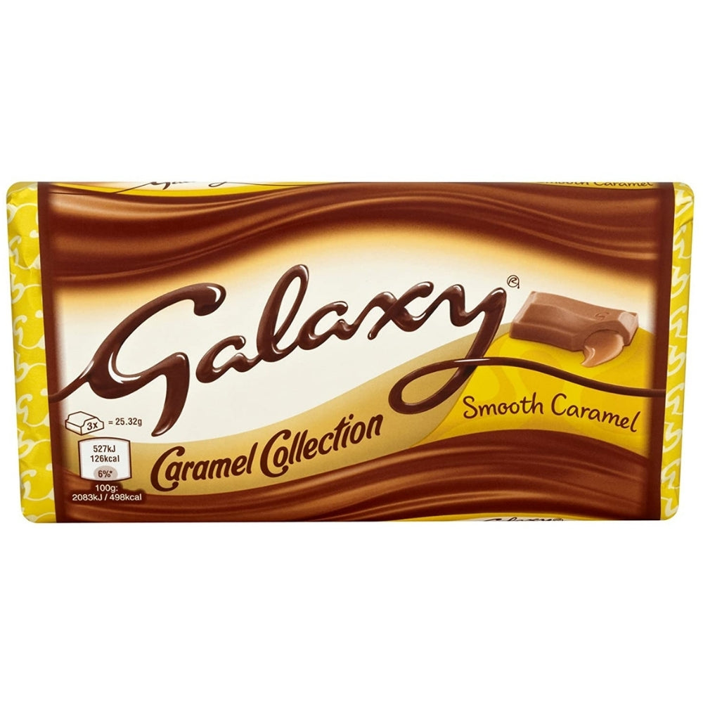 Galaxy Smooth Caramel Block (UK) - 135g - British Chocolate