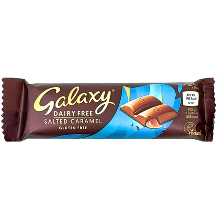 Galaxy Vegan Salted Caramel Chocolate Bar - 40g