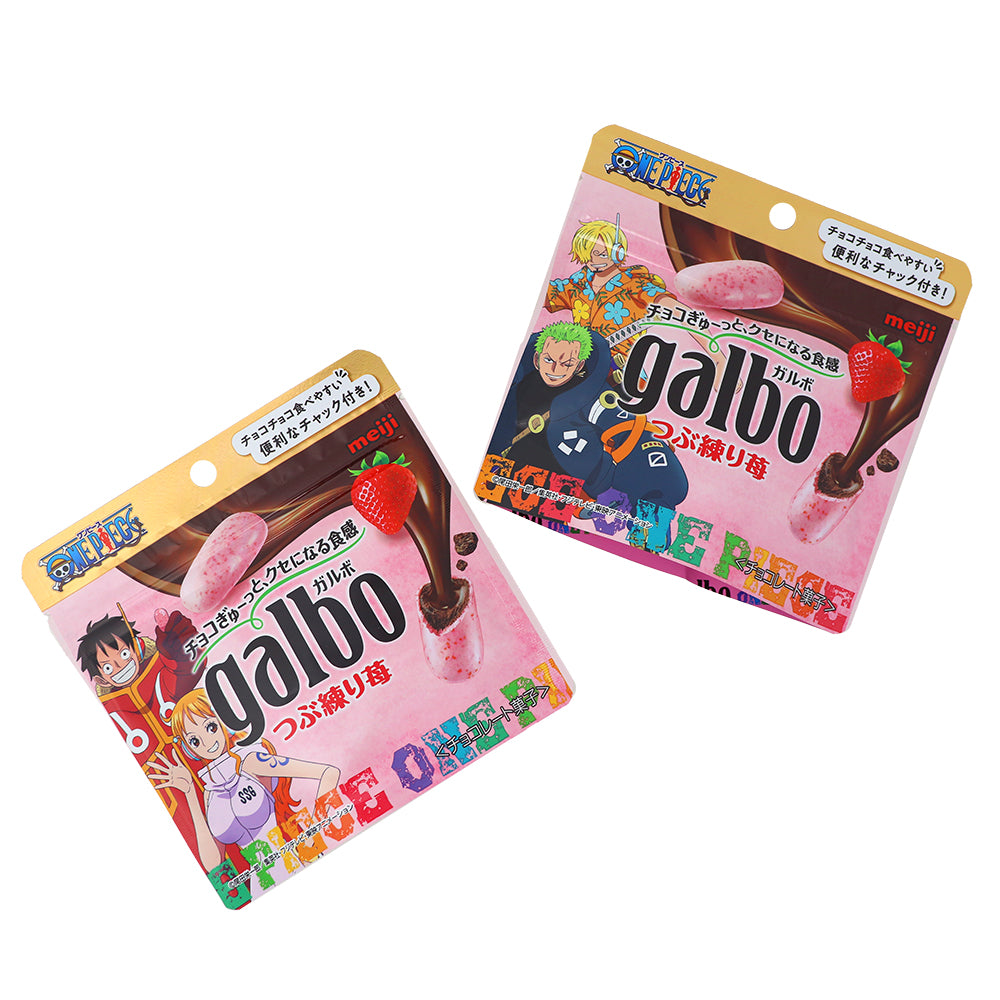 Meiji One Piece Galbo Strawberry Chocolate (Japan) - 58g