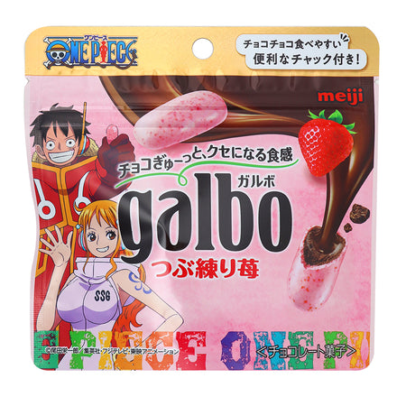 Meiji One Piece Galbo Strawberry Chocolate (Japan) - 58g