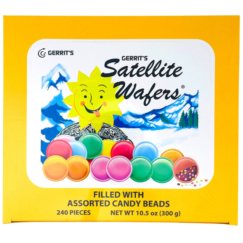 Gerrit's Satellite Wafers Candy - 240 CT-Old fashioned candy-wafer candy-Bulk candy