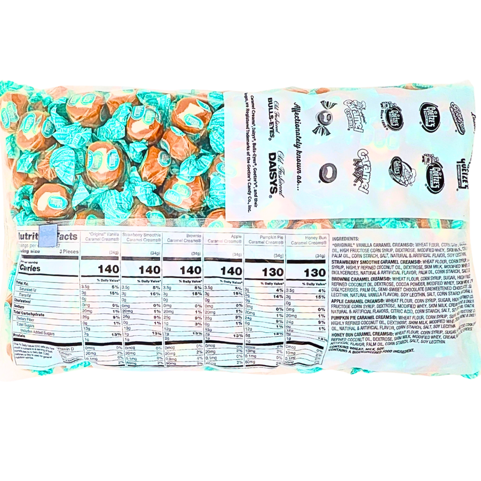 Goetze's Honey Bun Caramel Creams Bulk - 5lb
