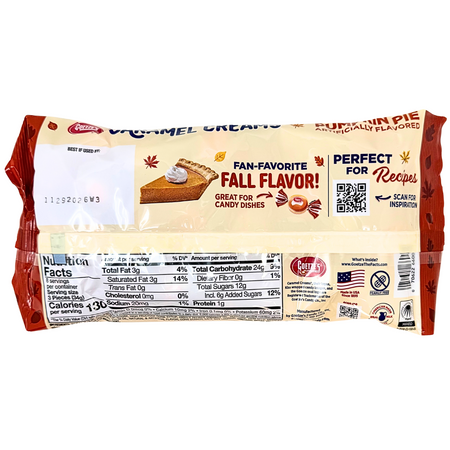 Goetze's Pumpkin Pie Caramel Creams - 10oz