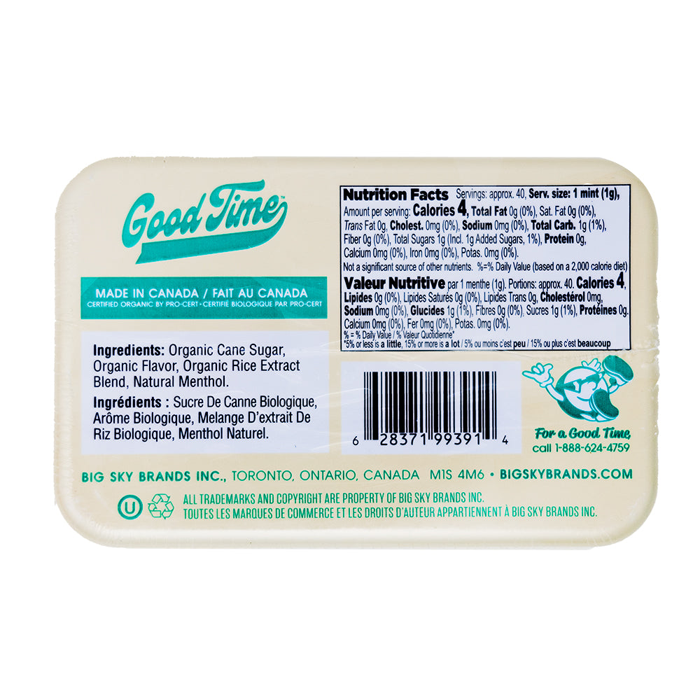 Good Time Organic Wintergreen Mints | Candy Funhouse – Candy Funhouse US