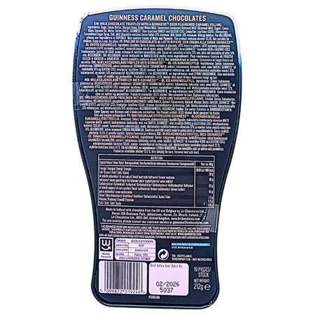 Guinness Pint Shaped Tin - 212g