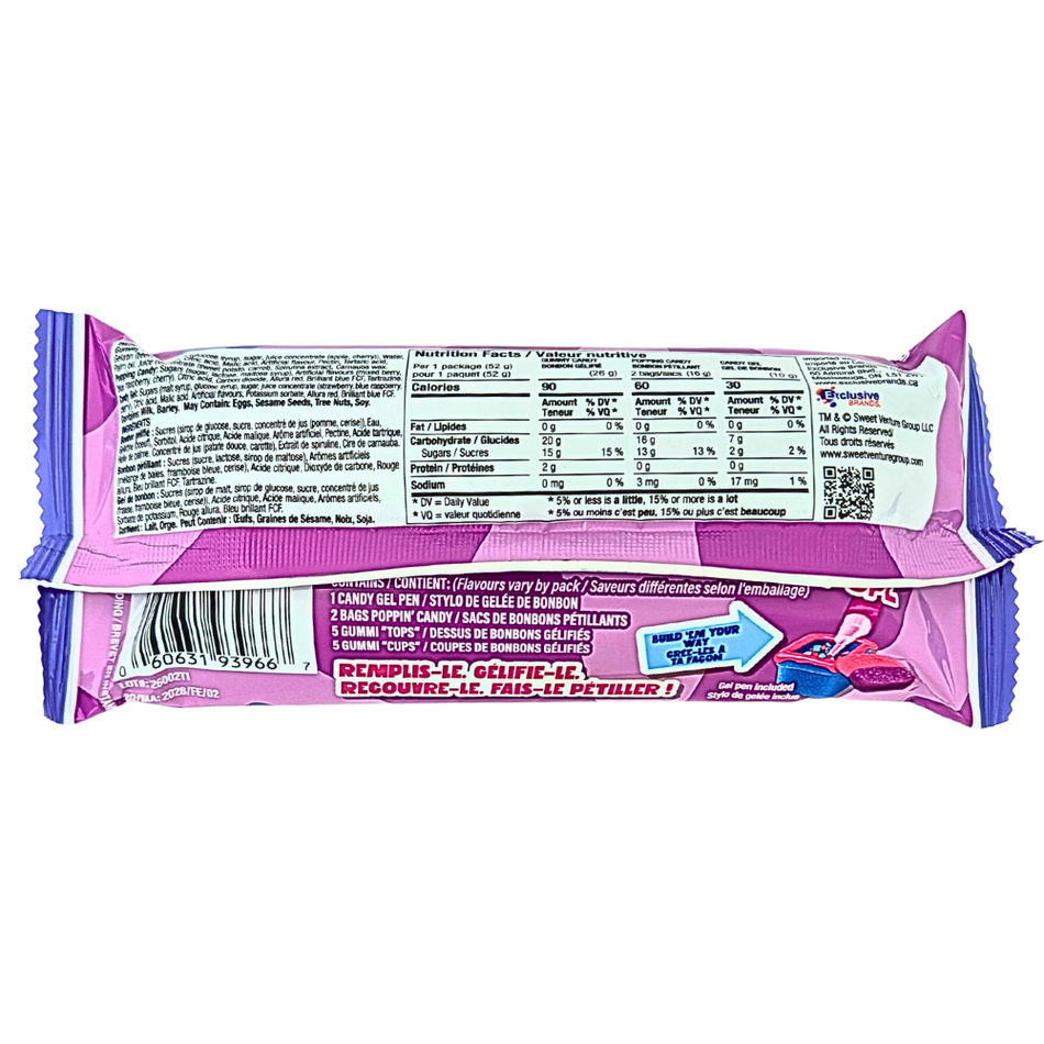 Gummi Popz Wild Berry - 52g