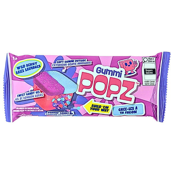 Gummi Popz Wild Berry - 52g | Candy Funhouse US