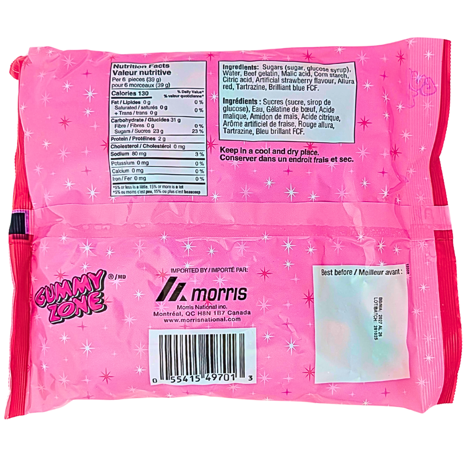 Gummy Zone Sour Strawberry - 1kg