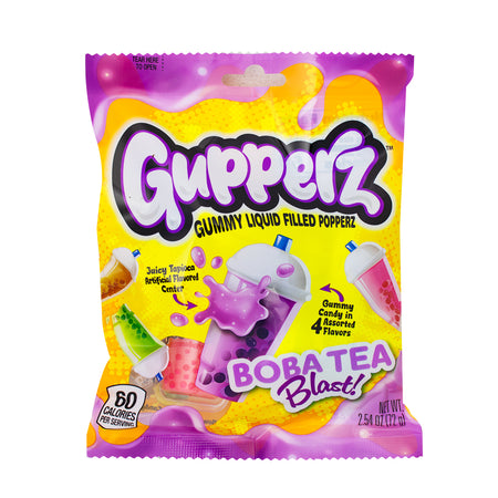 Gupperz Boba Tea Blast Gummies - 2.54oz