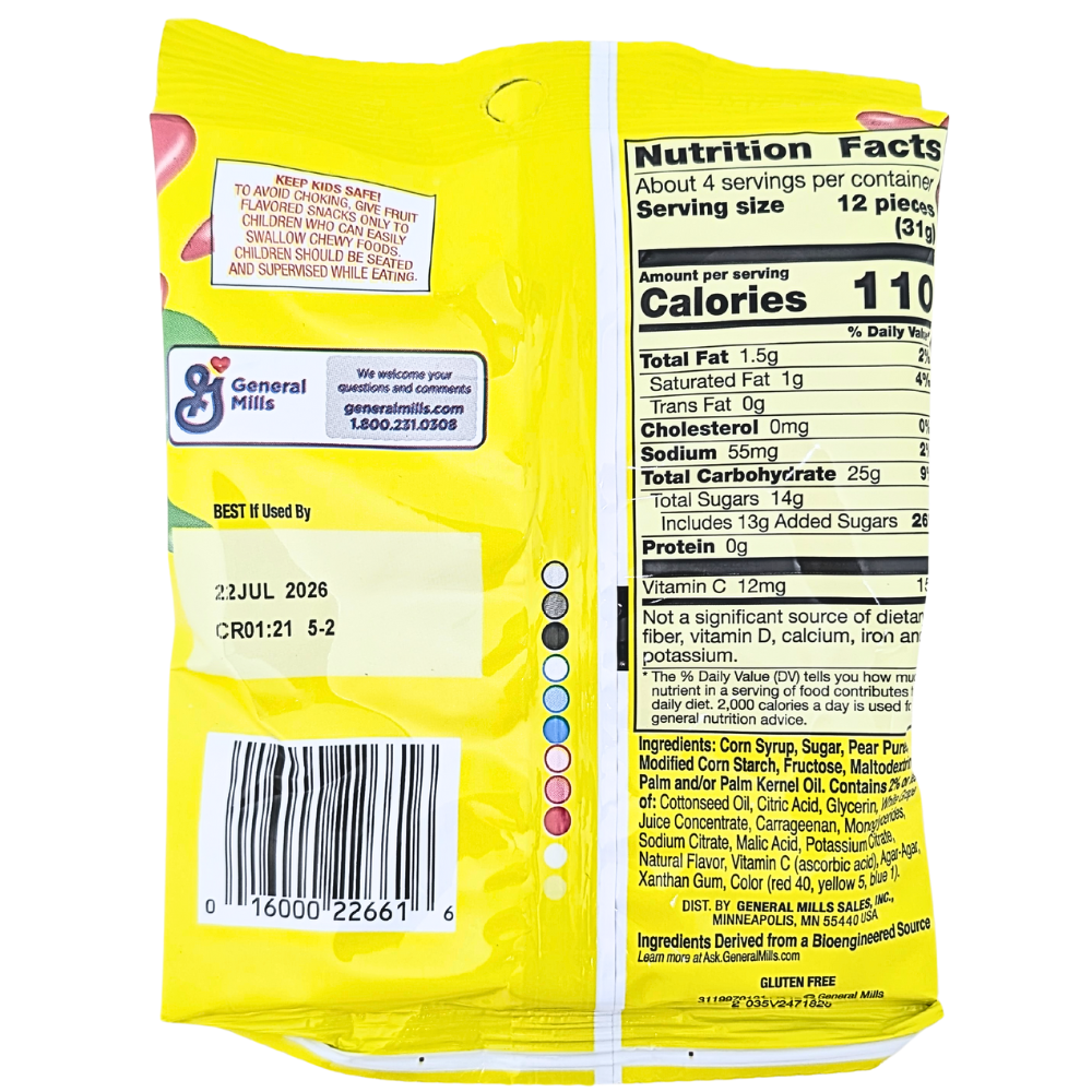 Gushers Watermelon & Sour Apple - 4.25oz