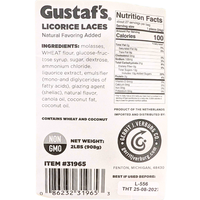 Gustaf's Black Licorice Laces