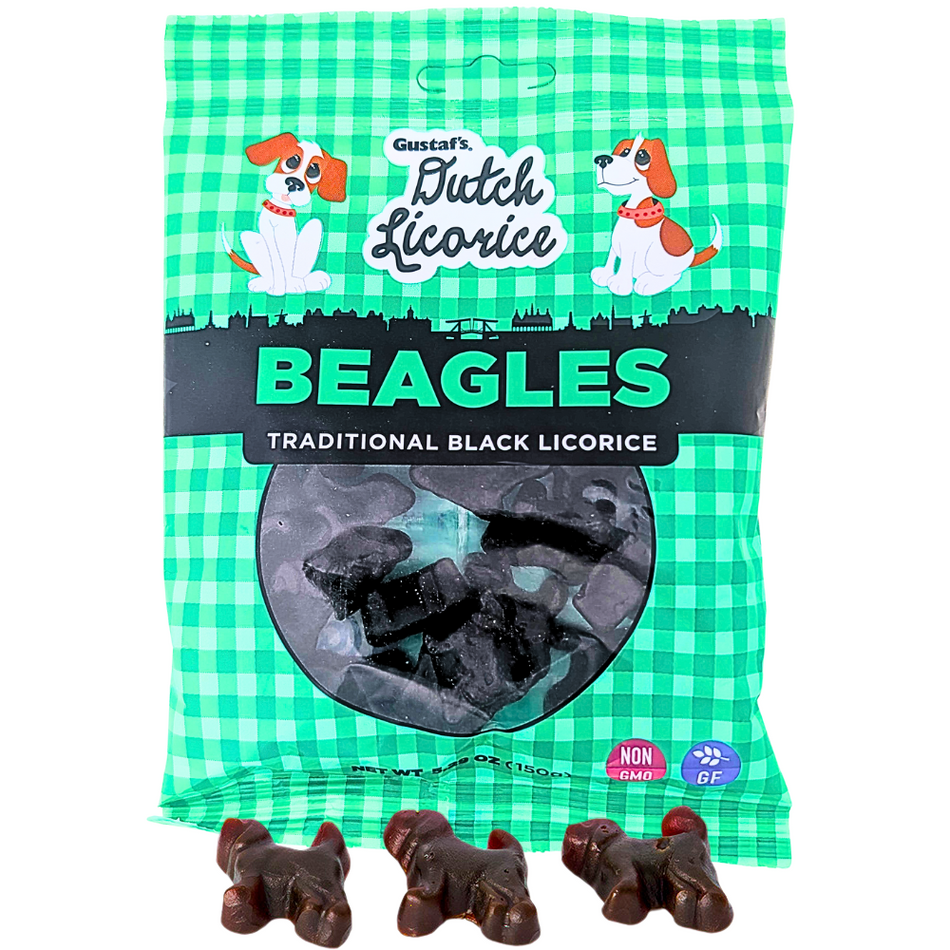 Gustaf's Dutch Licorice Beagles Candy -150 g