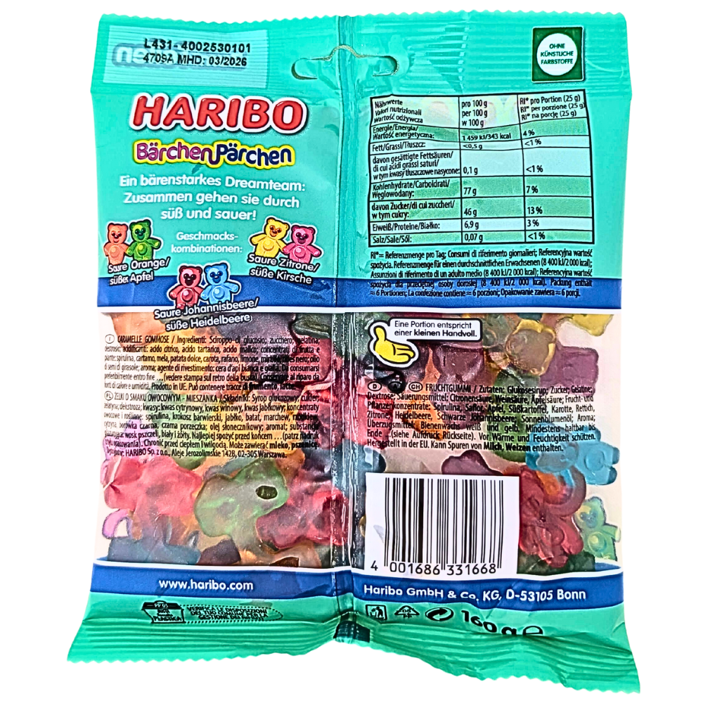 Haribo Barchen Parchen - 160g