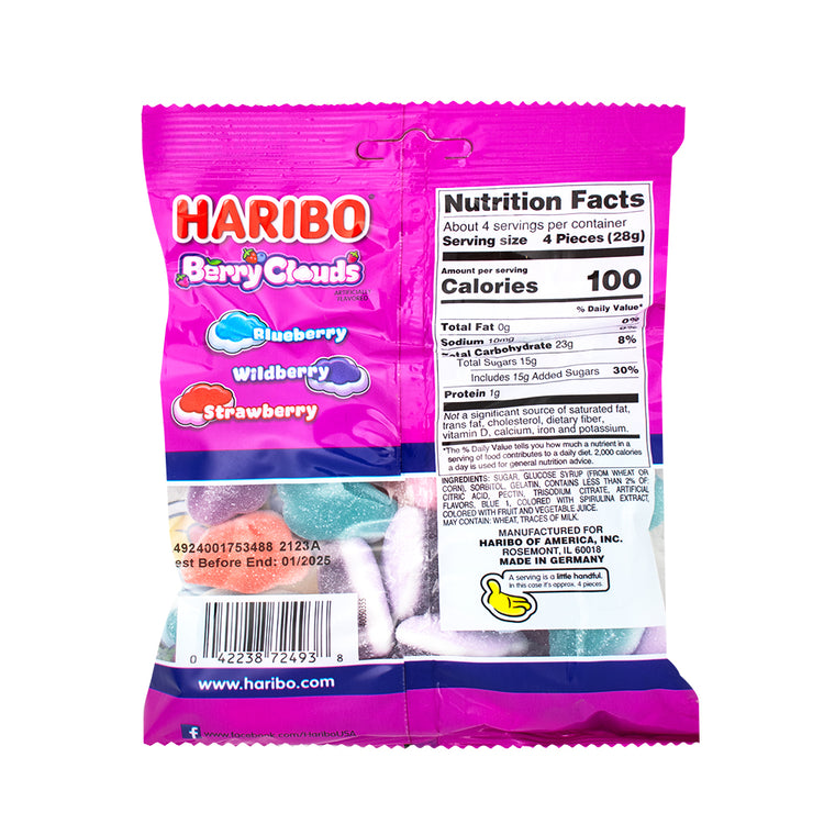 Haribo Berry Clouds - 4.1oz | Candy Funhouse – Candy Funhouse US