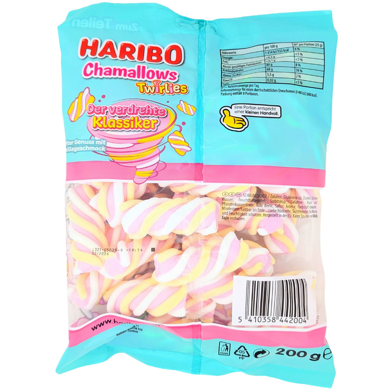 Haribo Chamallows Twirlies (Germany) - 200g