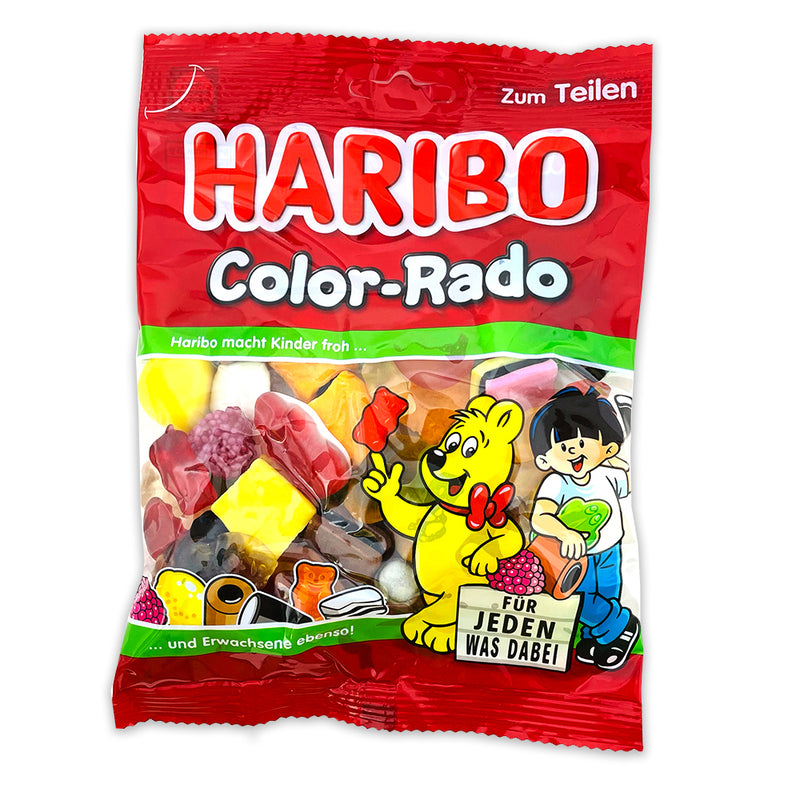 Haribo Color-Rado Licorice & Gummy Candy-200 g, Haribo Color-Rado, licorice and gummy candy, colorful candy mix, fruity chewy treats, rainbow of flavors, whimsical sweets, candy adventure