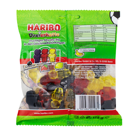 Haribo Dreierkette Gummies (Germany) - 175g - Haribo Gummies from Germany - Nutrition Facts - Ingredients