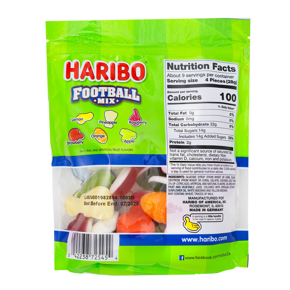 Haribo Football Mix - 9oz | Candy Funhouse – Candy Funhouse US