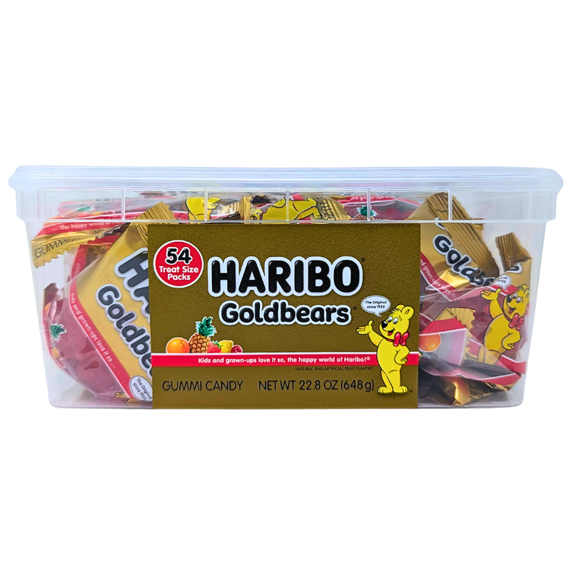 Haribo Gold Bears Tub 54ct - 648g