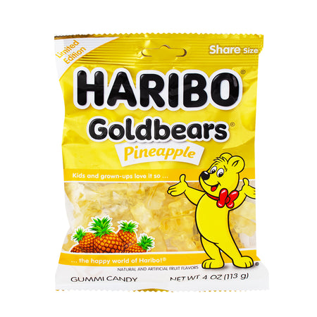 Haribo Gold Bears Pineapple - 4oz