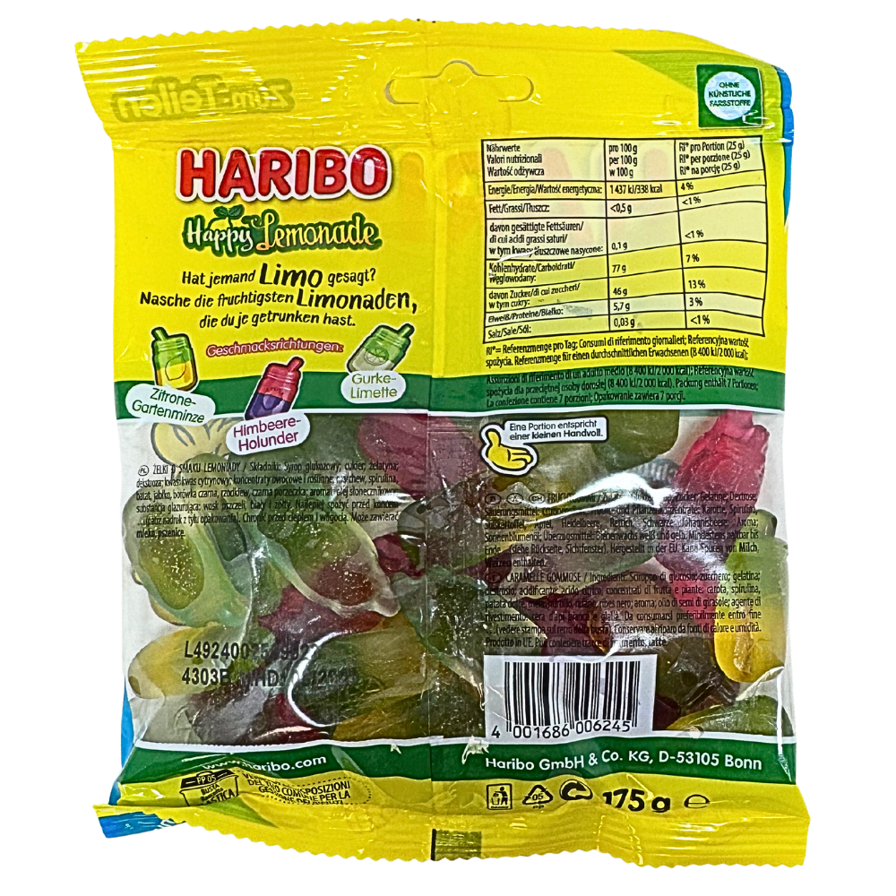 Haribo Happy Lemonade (Germany) - 175g