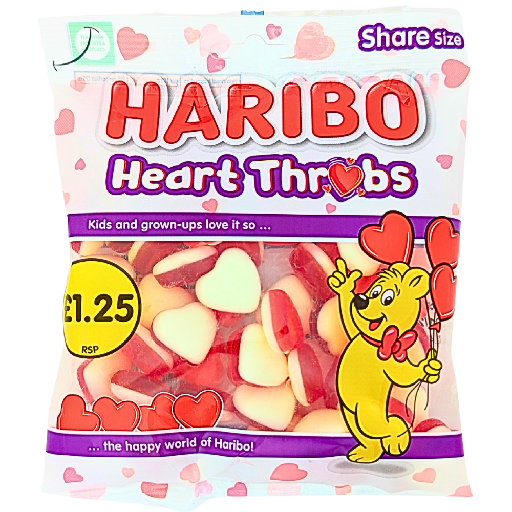 Haribo Heart Throbs (UK) - 140g
