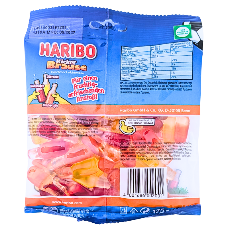 Haribo Kicker Brause (Germany) - 175g