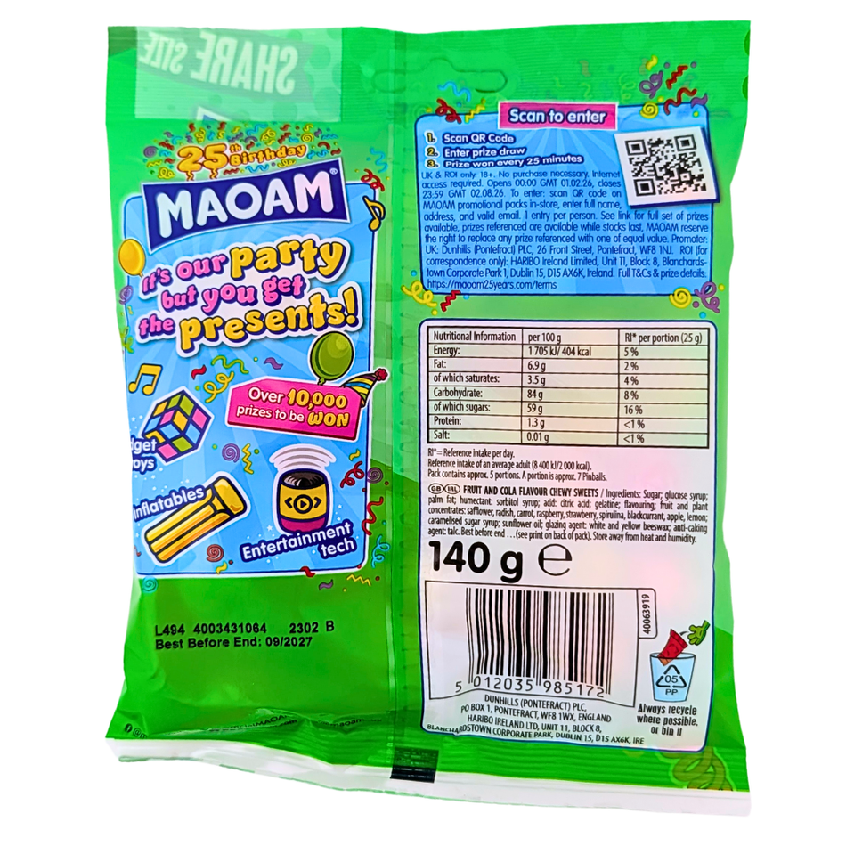 Haribo Maoam Pinballs - 140g