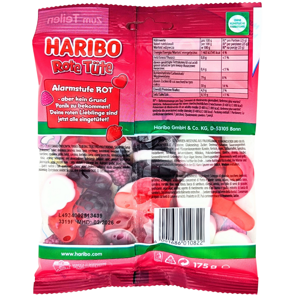 Haribo Rote Tute (Germany) - 175g