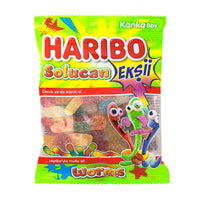 Haribo Halal Solucan Fizz Sour Worms - 70g