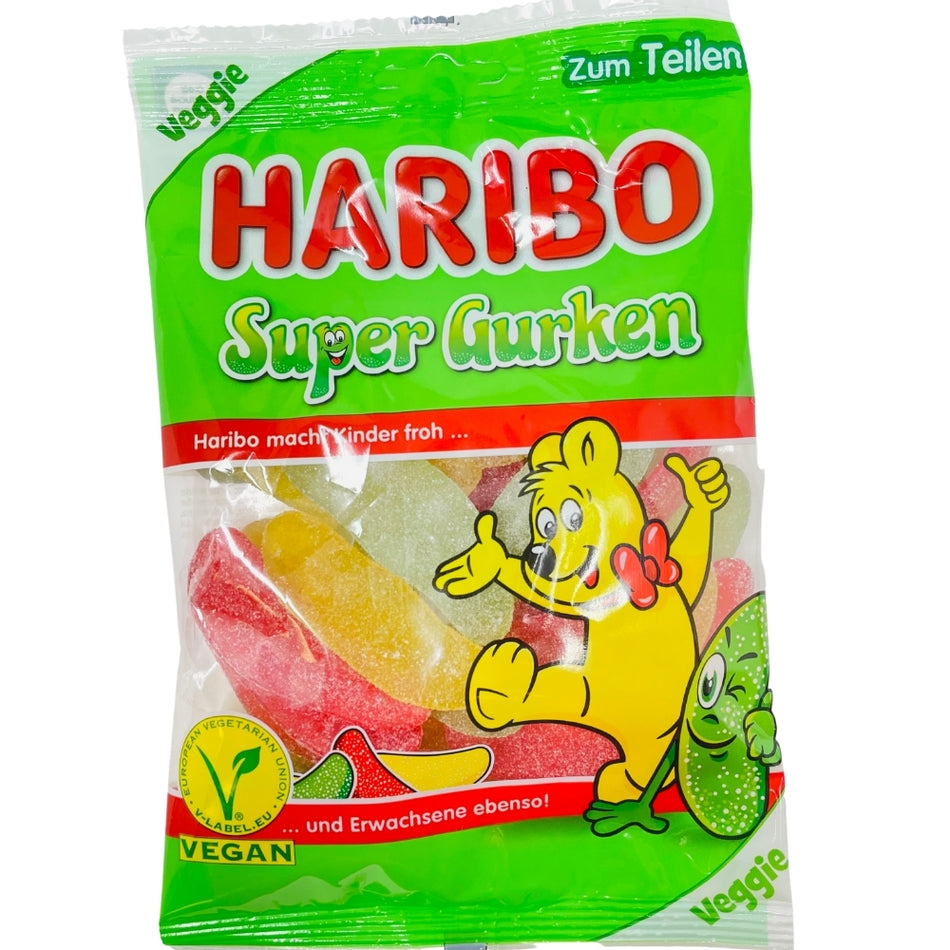 Haribo Super Gurken (Pickles) - 200g, Haribo Super Gurken, Crispiest Gherkin, Gummy Goodness, Cucumber Cha-Cha, Tangy Treats, Unique Snacking, Tangy Taste Sensation, Zesty Twist, Whimsical Delight, Crunchy Cucumbers, Gummyland